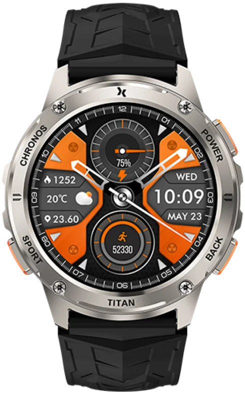 Relogio Maxcom Fw110 Titan Chronos Silver