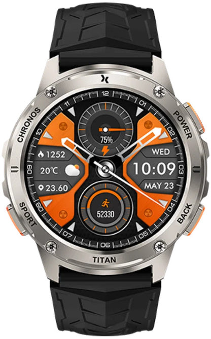 Relogio Maxcom Fw110 Titan Chronos Silver