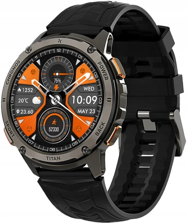 Relogio Maxcom Fw110 Titan Chronos Black