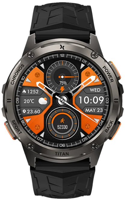 Relogio Maxcom Fw110 Titan Chronos Black