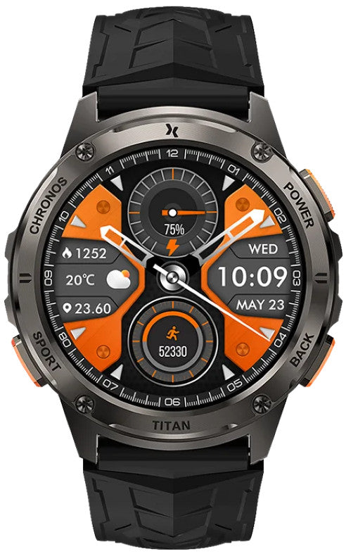 Relogio Maxcom Fw110 Titan Chronos Black