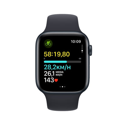 Watch SE 44mm Meia-noite Sport - S/M