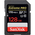 Cartão de Memória Extreme Pro SDXC 128GB 170MB/s V30 UHS-I U3