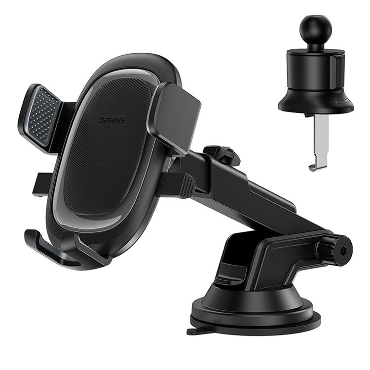 Baseus Suporte Telemóvel Carro Ultracontrol Pro Clamp-Type Set Cluster Preto
