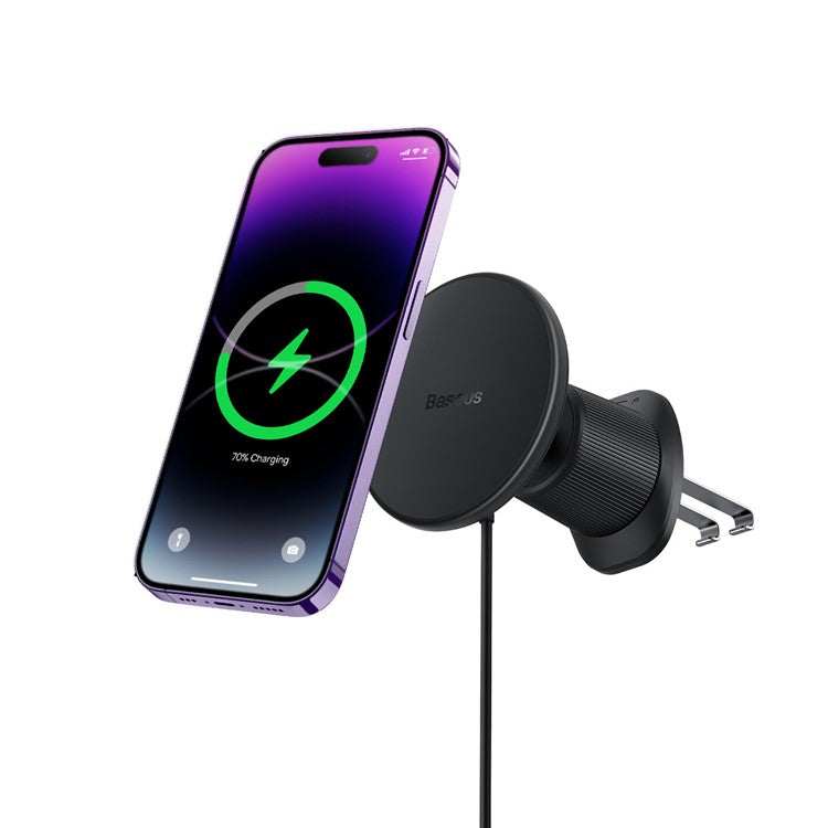 Baseus Suporte Telemóvel magnético Carro com carregamento sem fio CW01