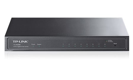 Switch TP-Link SG2008 JetStream 8 Portas Gigabit Smart Switch