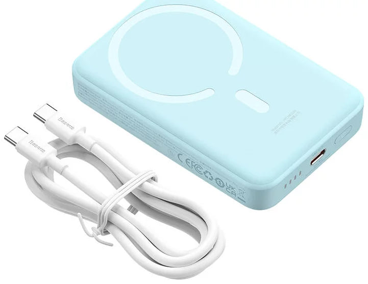 Baseus Powerbank Magnetic Mini Wireless Fast Charge 10000mAh 30W Azul