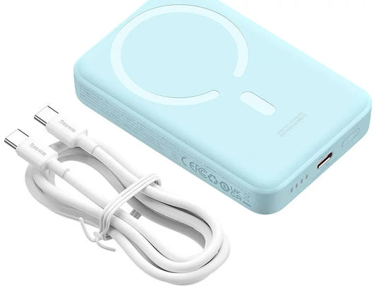 Baseus Powerbank Magnetic Mini Wireless Fast Charge 10000mAh 30W Azul