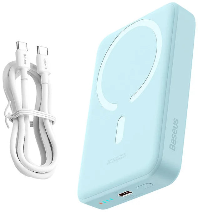 Baseus Powerbank Magnetic Mini Wireless Fast Charge 10000mAh 30W Azul