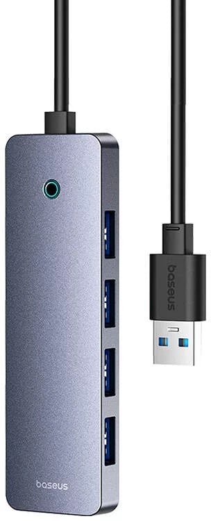 Baseus Hub Usb Ultrajoy 4In1 100Cm Cinza