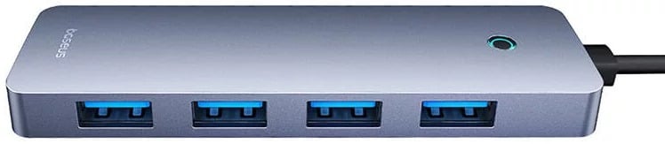 Baseus Hub Usb Ultrajoy 4In1 100Cm Cinza