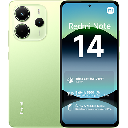 Smartphone Redmi Note 14 4G 8Gb/256Gb Lime Green