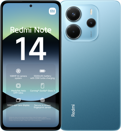 Smartphone Redmi Note 14 Ocean Blue 6GB+128GB