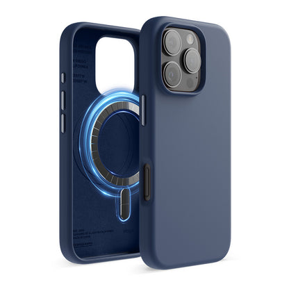 Capa Elago Magnetic Silico Case Iphone 16 Pro (Azul)