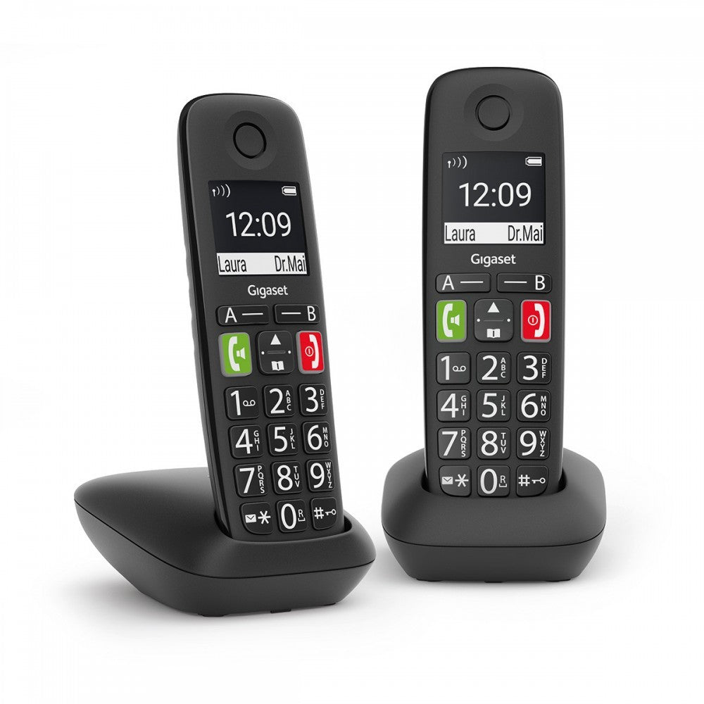 Telefone Sem Fio GIGASET E290 Duo Preto