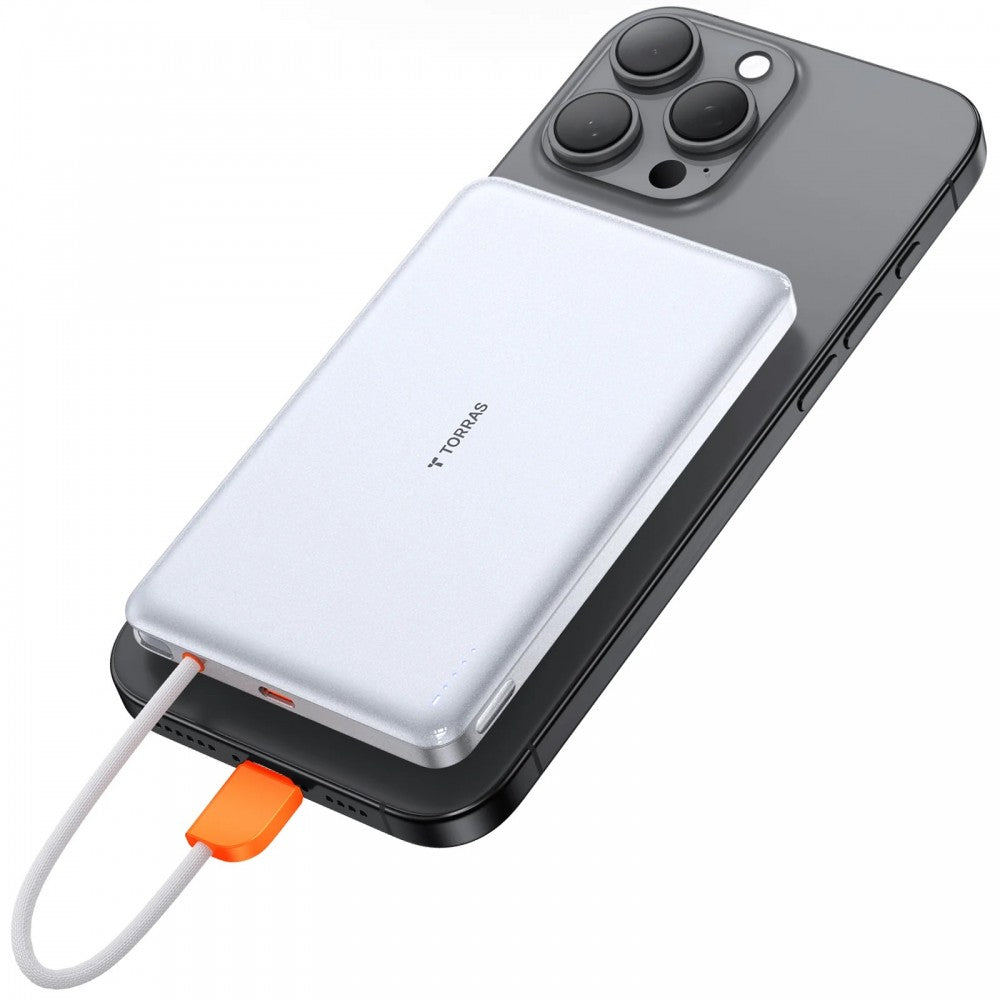 Powerbank Torras Pebble Link 10.000Mah Branco