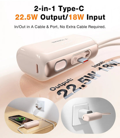 Powerbank Torras Pocketvolt 5.000Mah Dourado