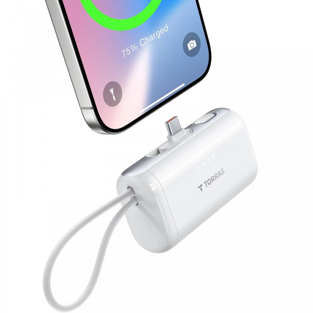 Powerbank Torras Pocketvolt 5.000Mah Branco