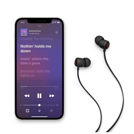 Apple Beats Flex – Auriculares sem fios para utiliza? durante um dia inteiro – Preto Beats