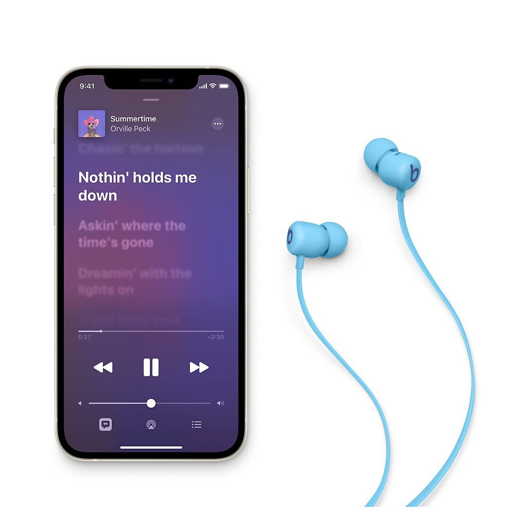 Apple Beats Flex – Auriculares sem fios para utilização durante um dia inteiro – Azul Chama