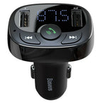 Baseus Car Bluetooth T Shaped S-09A Car Bluetooth Mp3 Player (Standard Edition) Preto