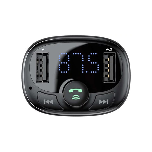 Baseus Car Bluetooth T Shaped S-09A Car Bluetooth Mp3 Player (Standard Edition) Preto