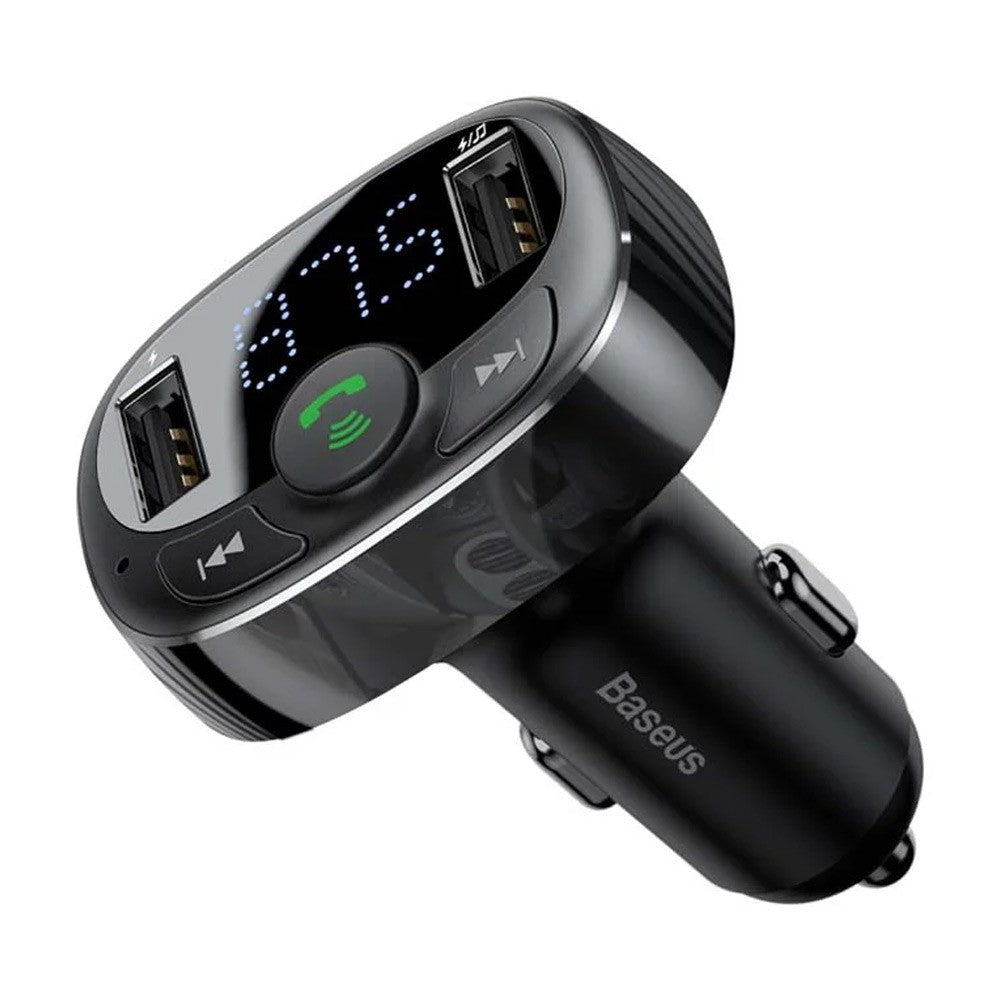 Baseus Car Bluetooth T Shaped S-09A Car Bluetooth Mp3 Player (Standard Edition) Preto