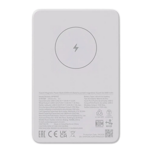 PowerBank Xiaomi Magnetic Power Bank 5000mAh GL