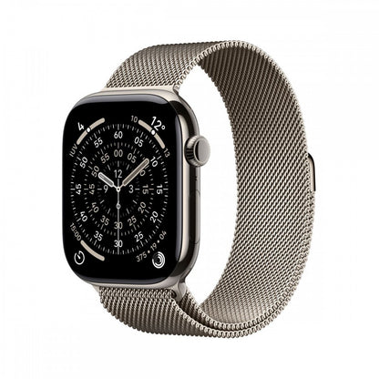Apple Watch S11 Cell 46mm Nat Ti/Nat Mil - S/M