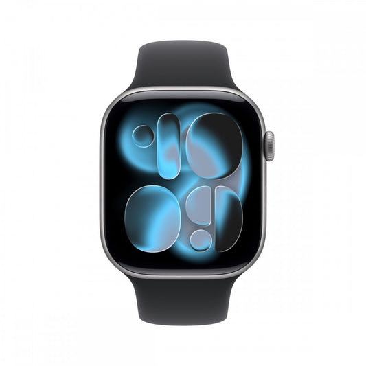 Apple Watch S11 46mm Space Grey Alum/Black M/L