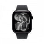 Apple Watch S11 46mm Jet Black Alum/Black M/L
