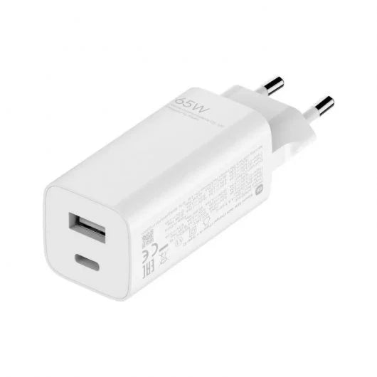 Xiaomi Carregador USB Mi 65W GAN 1XUSB(A) 1XTIPO-C
