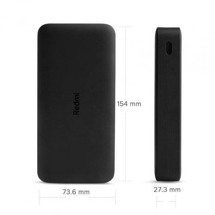 Xiaomi Powerbank Redmi 20000mAH 18W Carregamento Rápido Preto