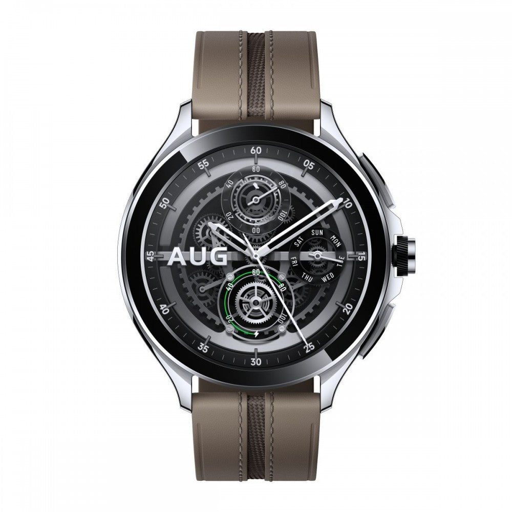 Xiaomi SmartWatch Watch 2 Pro 4G Lte Silver Case & Brown Strap