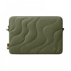 Tomtoc Mala 16 Inch Macbook Terra-A27 Puffy Laptop Sleeve Greenlands