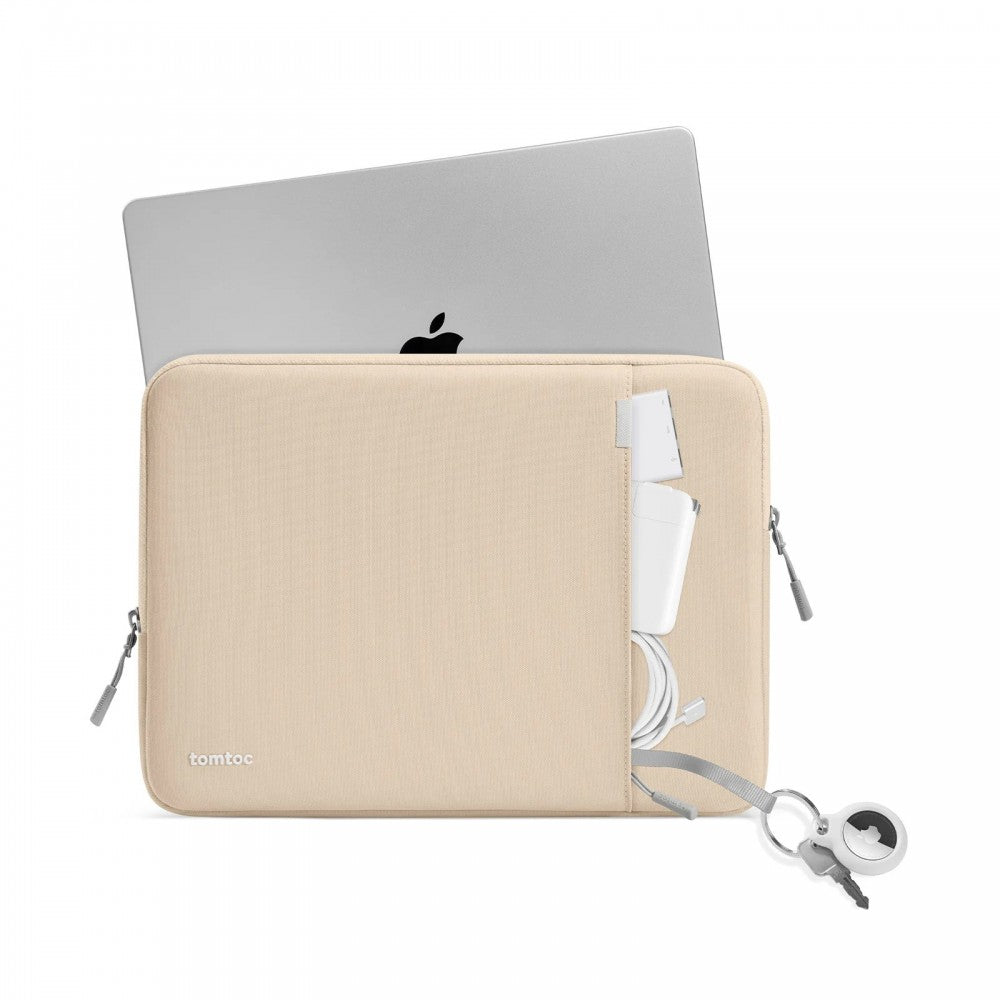 Tomtoc Mala 15 Inch Macbook Defender-A13 Laptop Sleeve Nature Sand