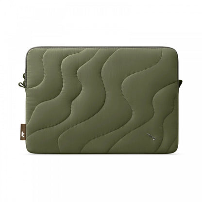 Tomtoc Mala 15 Inch Macbook Terra-A27 Puffy Laptop Sleeve Greenlands