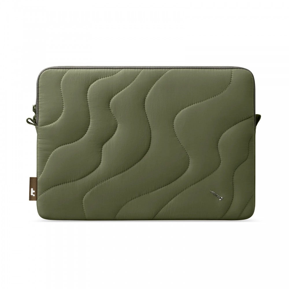 Tomtoc Mala 14 Inch Macbook Terra-A27 Puffy Laptop Sleeve Greenlands