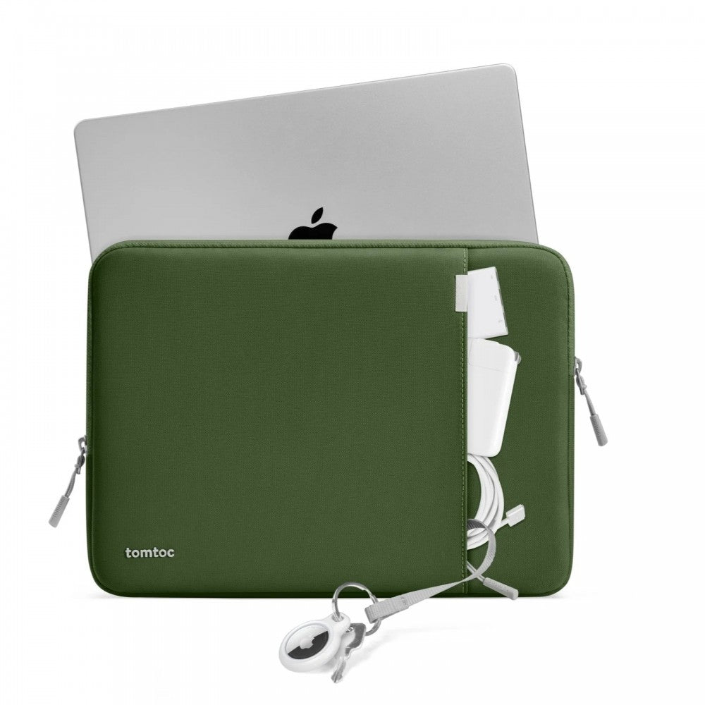 Tomtoc Mala 14 Inch Macbook Defender-A13 Laptop Sleeve Green