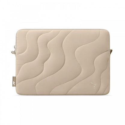 Tomtoc Mala 15 Inch Macbook Terra-A27 Puffy Laptop Sleeve Natural Sand