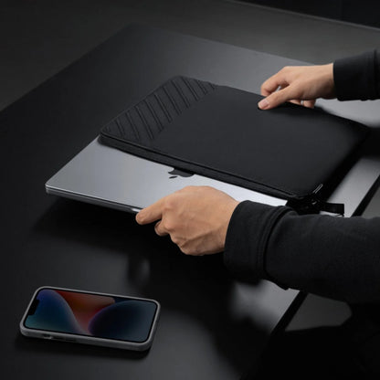 Tomtoc Mala 16 Inch Macbook Voyage-A10 Laptop Sleeve Preto