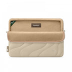 Tomtoc Mala 13 Inch Macbook Terra-A27 Puffy Laptop Sleeve Natural Sand