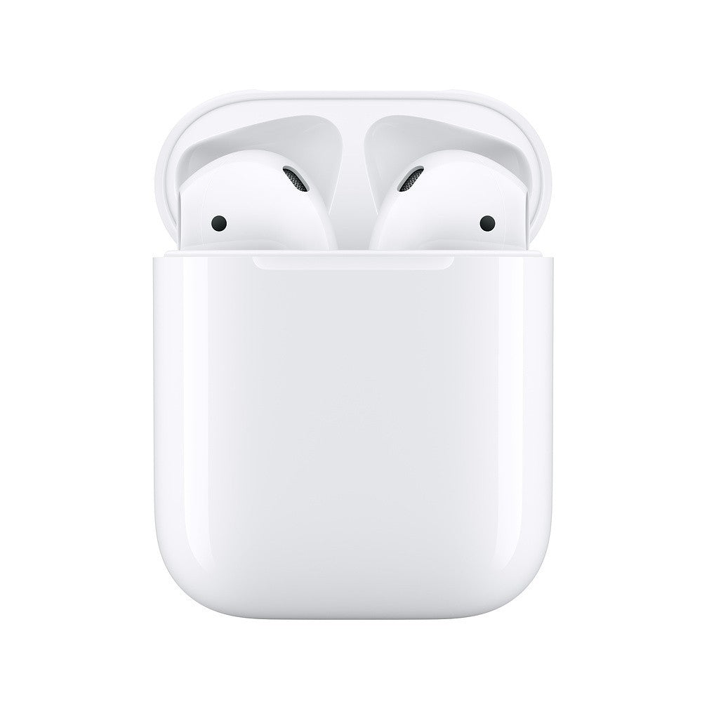 Apple AirPods with Charging Case 2ª Ger auscultadores sem fios c/ microfono e botao de orelha bluetooth Para iPad / iPhone / iPod / TV / Watch