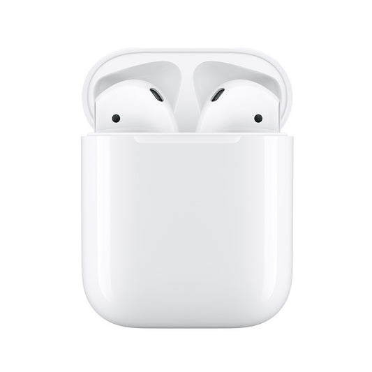 Apple AirPods with Charging Case 2ª Ger auscultadores sem fios c/ microfono e botao de orelha bluetooth Para iPad / iPhone / iPod / TV / Watch