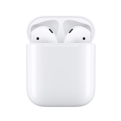 Apple AirPods with Charging Case 2ª Ger auscultadores sem fios c/ microfono e botao de orelha bluetooth Para iPad / iPhone / iPod / TV / Watch
