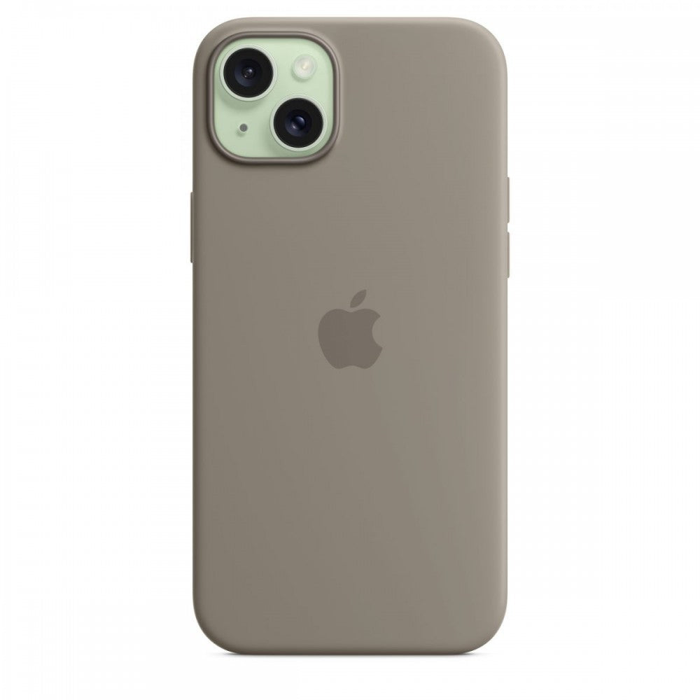 Apple Capa MagSafe iPhone 15 Plus Silicone Barro