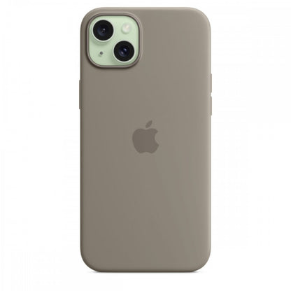 Apple Capa MagSafe iPhone 15 Plus Silicone Barro