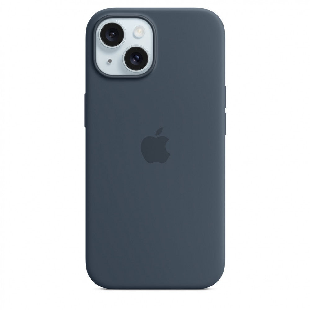 Apple Capa MagSafe iPhone 15 Silicone Azul trovoada