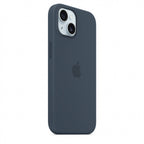 Apple Capa MagSafe iPhone 15 Silicone Azul trovoada