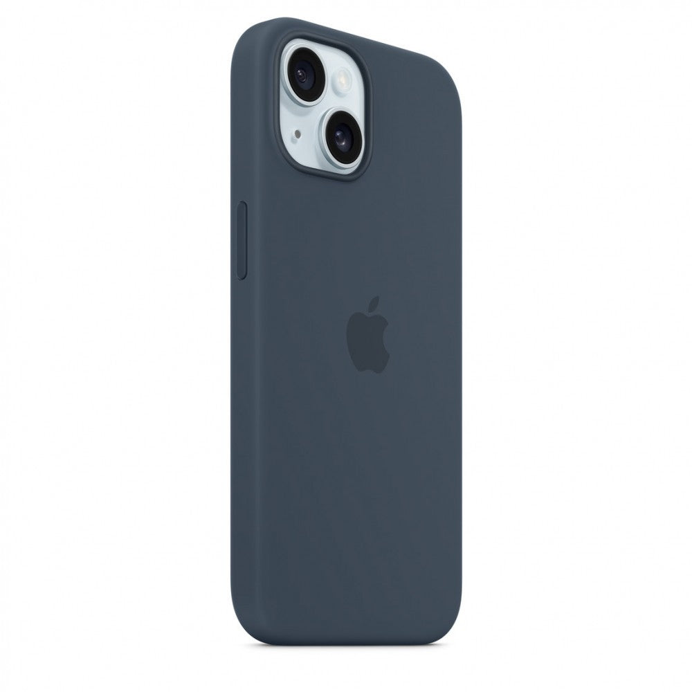 Apple Capa MagSafe iPhone 15 Silicone Azul trovoada